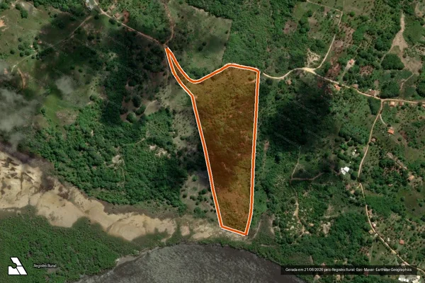 Imagem de satélite de SITIO CAIPE VELHO E SALOBRO em SÃO CRISTÓVÃO - SE