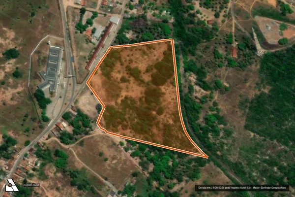 Imagem de satélite de Sitio Senhor Dos Passos em SÃO CRISTÓVÃO - SE