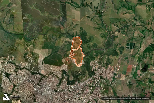 Imagem de satélite de FAZENDA NOSSA SENHORA APARECIDA em TEIXEIRA DE FREITAS - BA