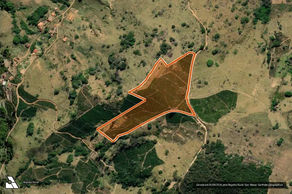 Imagem de satélite de SÍTIO CAFUNDÓ - Gleba 01 em BUENO BRANDÃO - MG