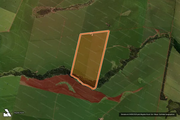 Imagem de satélite de Fazenda Dozulina em ARAL MOREIRA - MS