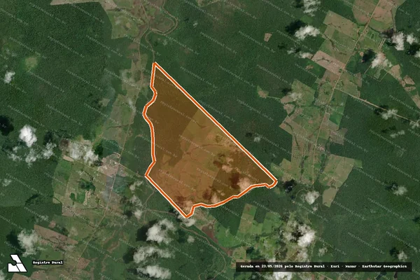 Imagem de satélite de Rancho São José em CANTÁ - RR