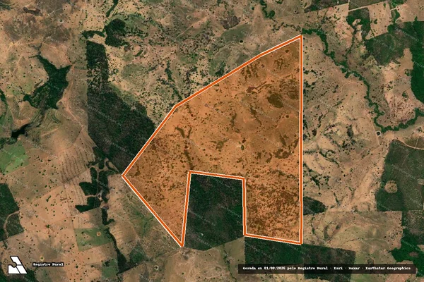 Imagem de satélite de Fazenda Aldeia em GUARAÍ - TO