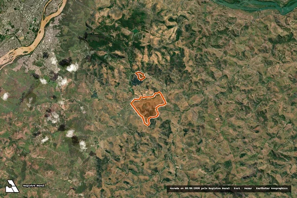 Imagem de satélite de FAZENDA TRAIRAS - GLEBA 02 em GOVERNADOR VALADARES - MG