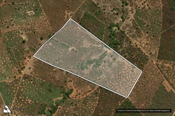 Imagem de satélite de Fazenda Alto Alegre em BREJOLÂNDIA - BA