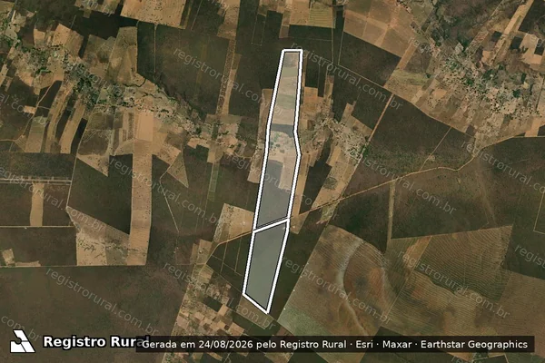 Imagem de satélite de SITIO NOGUEIRA NA FAZ. MORRINHOS em FORMOSA DO RIO PRETO - BA