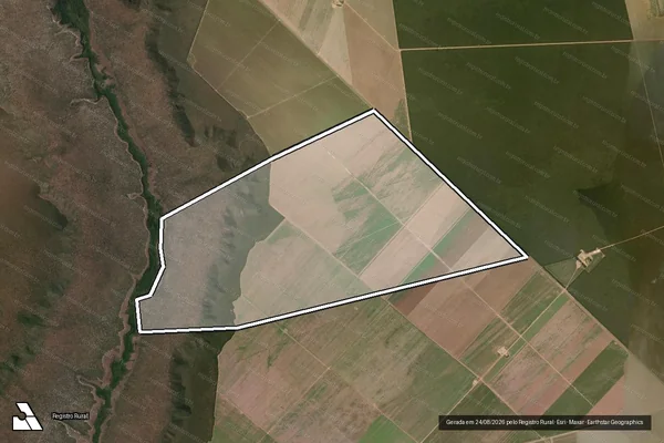 Imagem de satélite de FAZENDA PASSO FUNDO II em FORMOSA DO RIO PRETO - BA