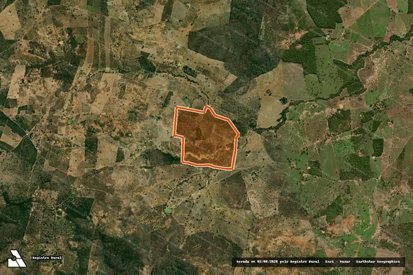 Imagem de satélite de Faz Jandaia em CANÁPOLIS - BA