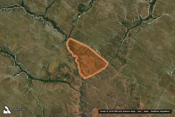 Imagem de satélite de Fazenda Domingos Cabra em COCOS - BA