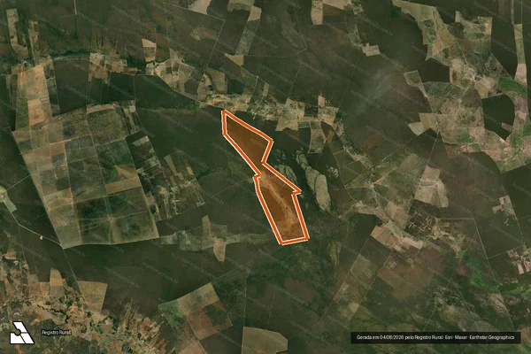 Imagem de satélite de Faz Baixa Verde em SANTANA - BA