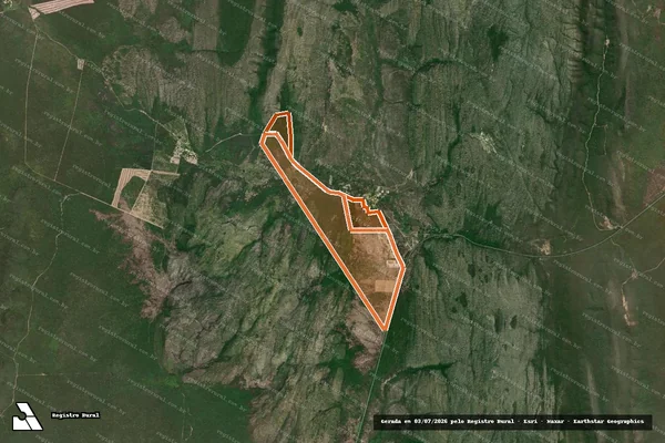Imagem de satélite de FAZENDA MOCAMBINHO em IBOTIRAMA - BA