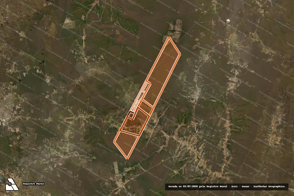 Imagem de satélite de FAZENDA MEIRAMAR -GLEBA I -GLEBA A em BURITIRAMA - BA