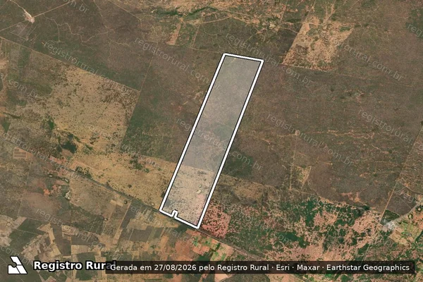 Imagem de satélite de FAZENDA TOURO AFOGADO em ITAGUAÇU DA BAHIA - BA