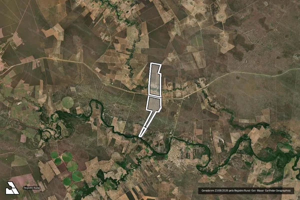 Imagem de satélite de Fazenda Sambaiba em FEIRA DA MATA - BA