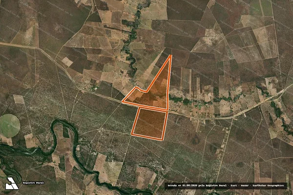 Imagem de satélite de Fazenda Sambaiba em FEIRA DA MATA - BA