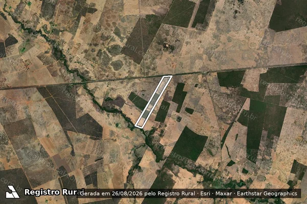 Imagem de satélite de Fazenda Lagoa De Tomaz em IUIU - BA
