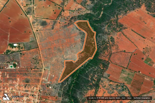 Imagem de satélite de FAZENDA OLHO DAGUA em CAFARNAUM - BA