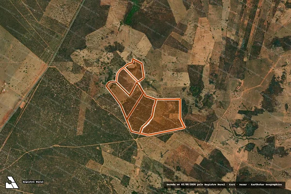 Imagem de satélite de Fazenda Olho D'Agua Do Arroz em COCOS - BA