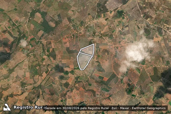 Imagem de satélite de FAZENDA MULUNGU em CANDIBA - BA