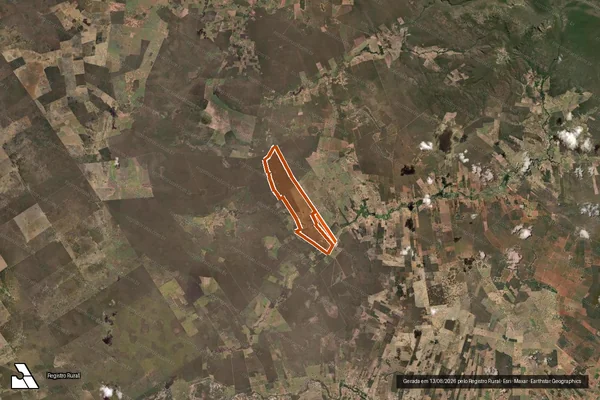 Imagem de satélite de FAZENDA ESPERANÇA 2 em SEBASTIÃO LARANJEIRAS - BA
