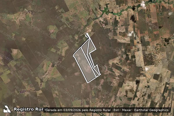 Imagem de satélite de FAZENDA ESPERANCA III em SEBASTIÃO LARANJEIRAS - BA
