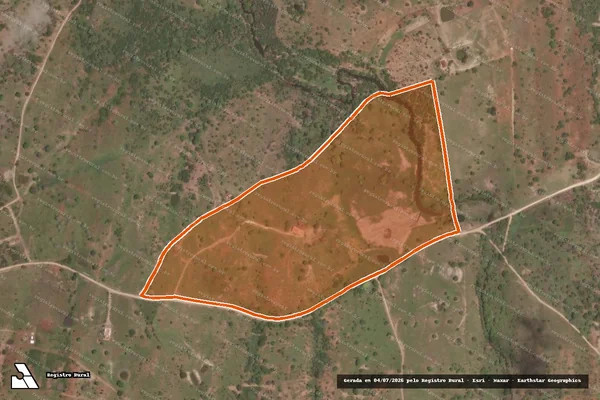 Imagem de satélite de Fazenda Mandacaru em BAIXA GRANDE - BA