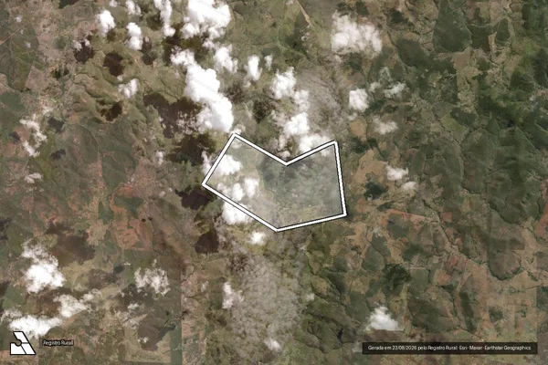 Imagem de satélite de Fazenda Baunilha em BOA VISTA DO TUPIM - BA