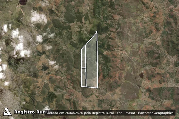 Imagem de satélite de Faz Sertaneja em BOA VISTA DO TUPIM - BA