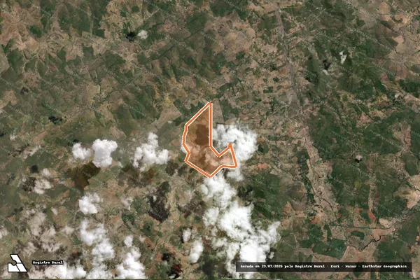 Imagem de satélite de Fazenda Provisao em ITABERABA - BA