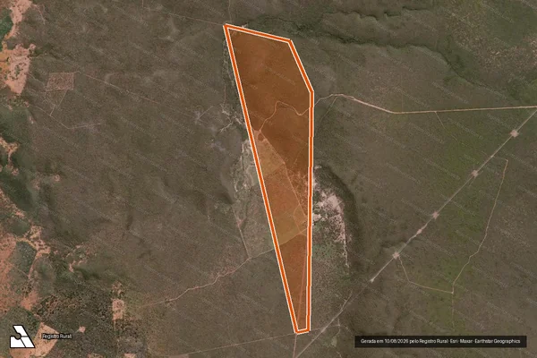 Imagem de satélite de Fazenda Valois em OUROLÂNDIA - BA