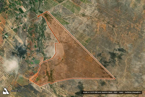 Imagem de satélite de Fazenda Sucego em CURAÇÁ - BA