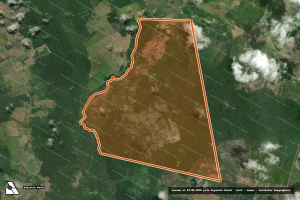 Imagem de satélite de Fazenda Ilha Solteira - Lote n 33 em IRACEMA - RR