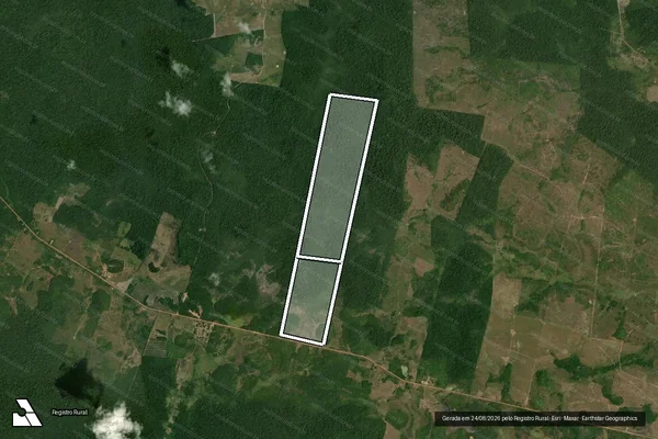 Imagem de satélite de Sítio São Pedro em CARACARAÍ - RR