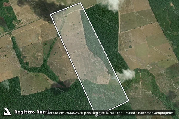 Imagem de satélite de Sitio Santo Antonio em MUCAJAÍ - RR