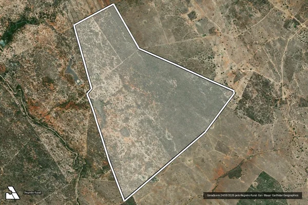 Imagem de satélite de FAZENDA SAN DIEGO em SANTALUZ - BA