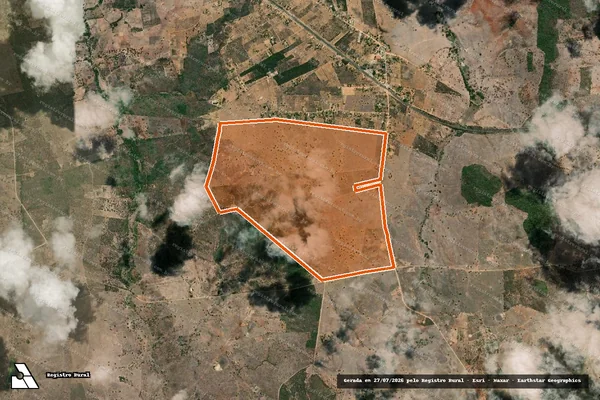 Imagem de satélite de Fazenda Oriente em IPIRÁ - BA