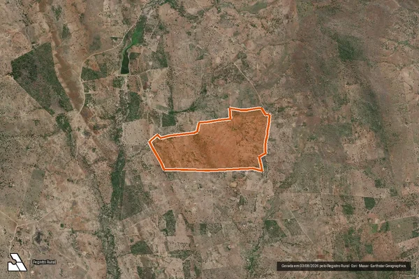 Imagem de satélite de FAZENDA NOVA LEMBRANCA DO VERDINHO em IPIRÁ - BA