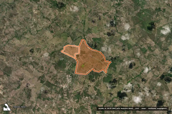 Imagem de satélite de Fazenda Mocambo em SANTO ESTÊVÃO - BA