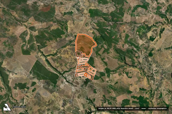 Imagem de satélite de Fazenda Jaboticaba em ITIRUÇU - BA