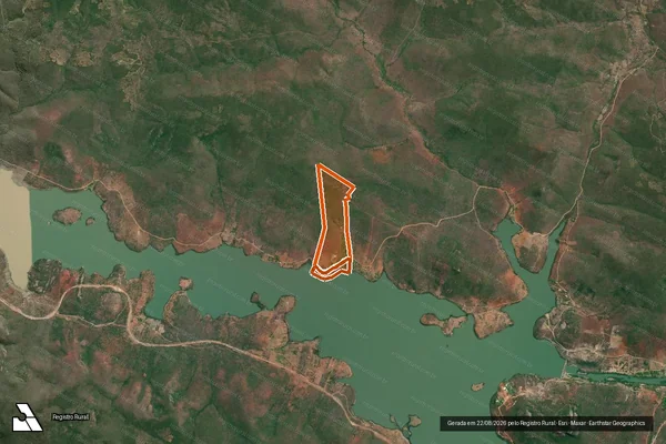 Imagem de satélite de Fazenda Baraunas em JEQUIÉ - BA