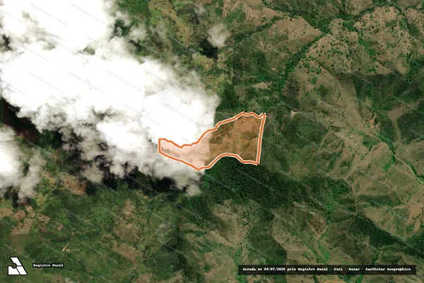 Imagem de satélite de FAZENDA SERRA NOVA em CAATIBA - BA