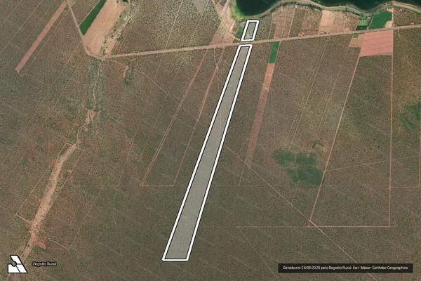 Imagem de satélite de Baixa Do Araticum em GLÓRIA - BA