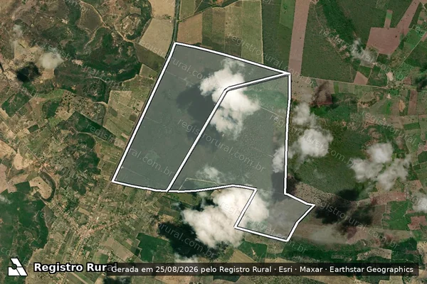 Imagem de satélite de BLOCO CAMPOS em INHAMBUPE - BA
