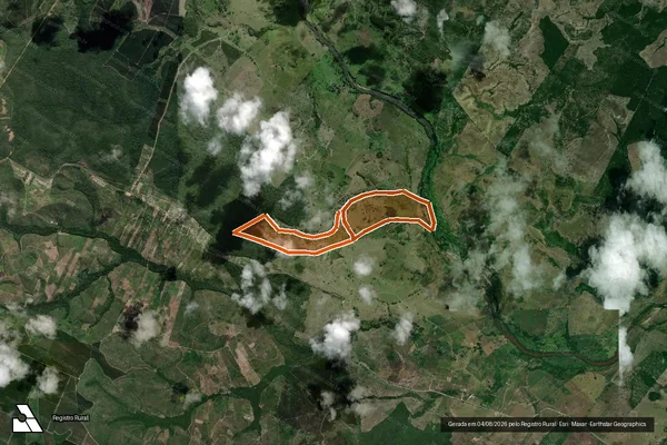 Imagem de satélite de FAZENDA JABOTICABA GLEBA 01 em CONDE - BA