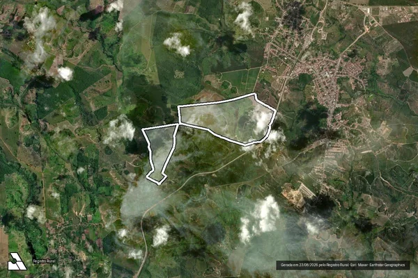 Imagem de satélite de Fazenda Senhor Do Bom Fim em ESPLANADA - BA