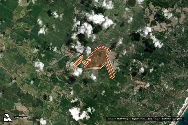 Imagem de satélite de Alcobaca Cida Conquista Canon Bina em ITANAGRA - BA