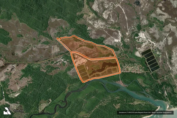 Imagem de satélite de FAZENDA SOBRADO em JAGUARIPE - BA