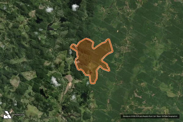 Imagem de satélite de Fazenda Mira Serra em IBIRAPITANGA - BA