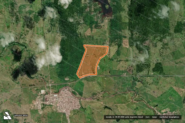 Imagem de satélite de FAZENDA BELA DONA em FLORESTA AZUL - BA