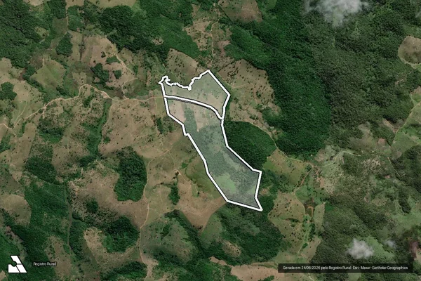Imagem de satélite de Faz Palmeira em IGUAÍ - BA